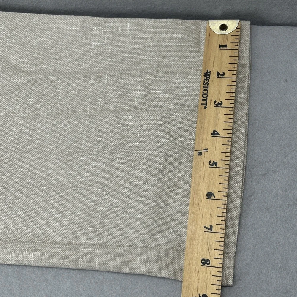 Tommy Bahama Latigo Beach Men 36(38)x32 Flat Front Khaki Linen Blend Pants.